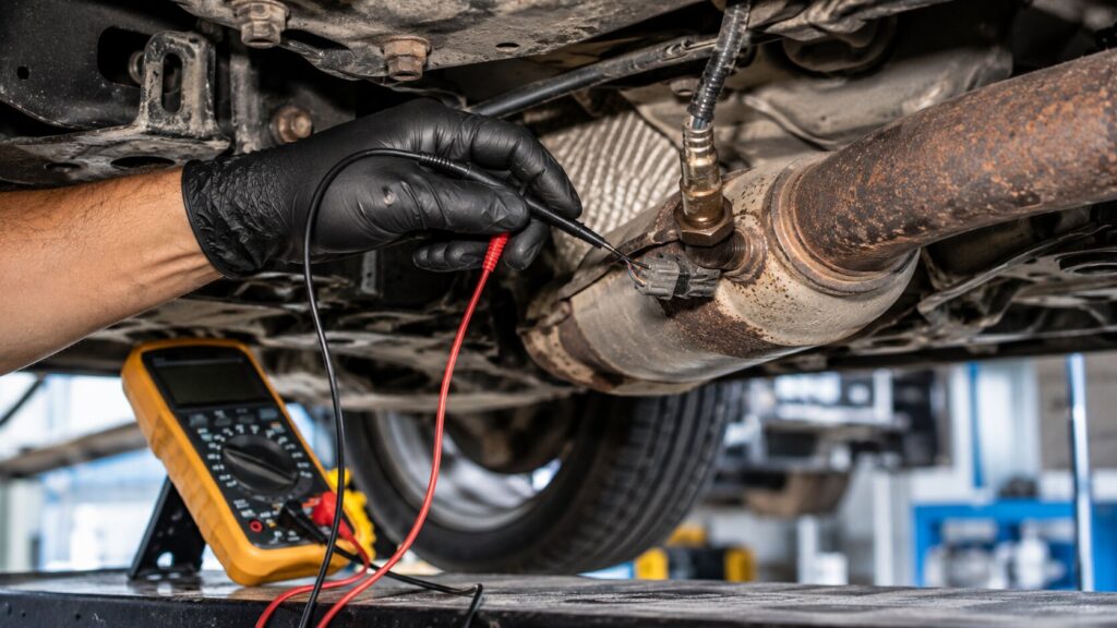 Asian vehicle oxygen sensor diagnostics using live data and voltage testing in Spring Park, MN